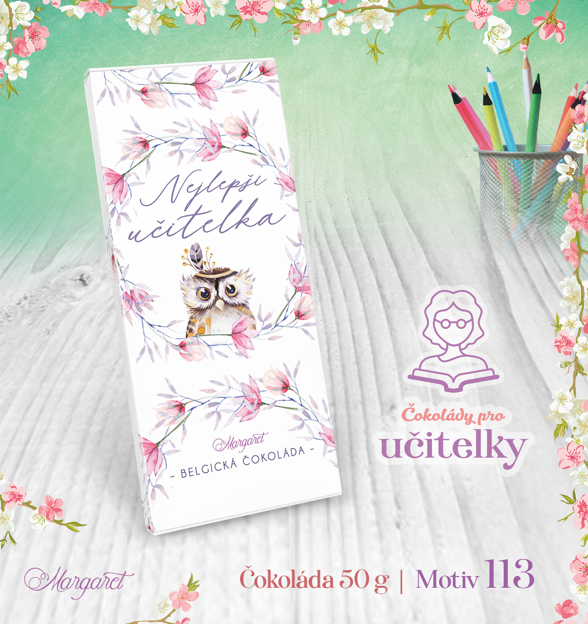 Belgická čokoláda 50 g | Motiv 113