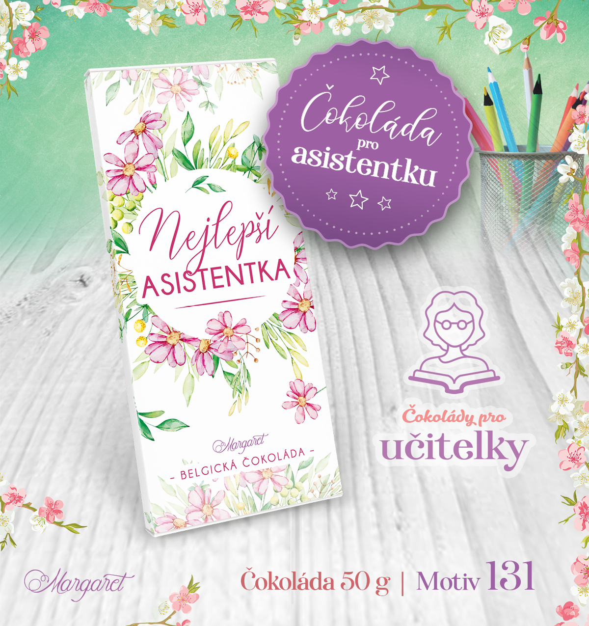 Belgická čokoláda 50 g | Motiv 131