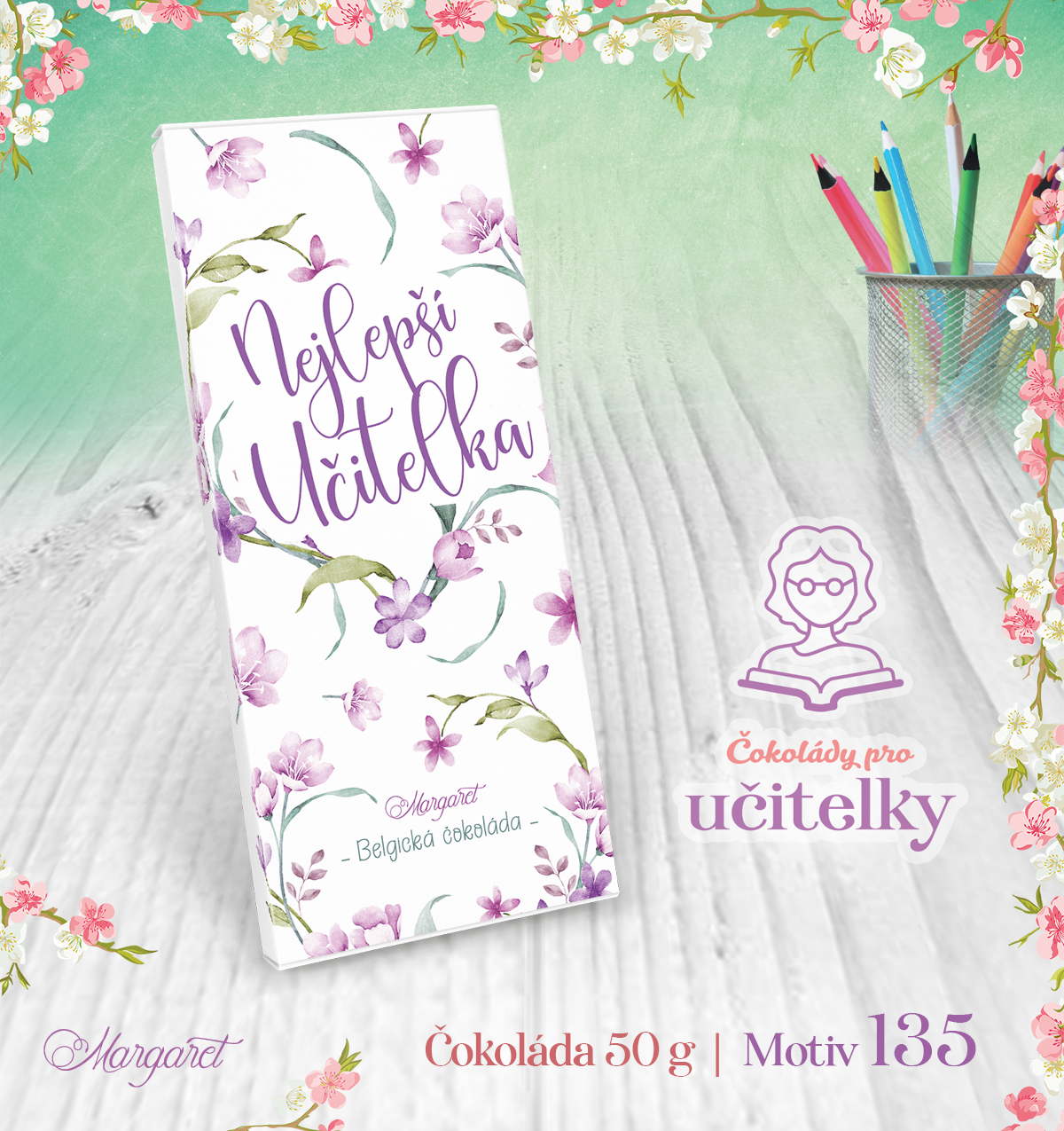 Belgická čokoláda 50 g | Motiv 135