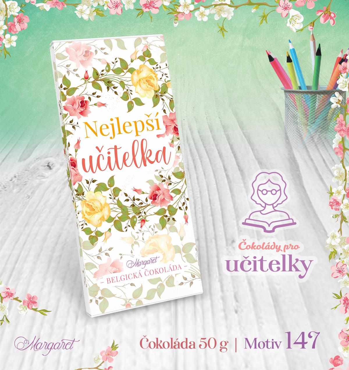 Belgická čokoláda 50 g | Motiv 147