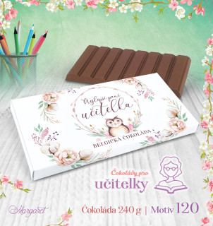 Belgická čokoláda 240 g  |  Motiv 120