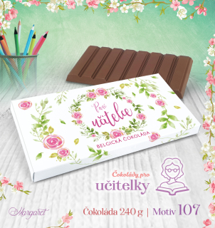 Belgická čokoláda 240 g | Motiv 107