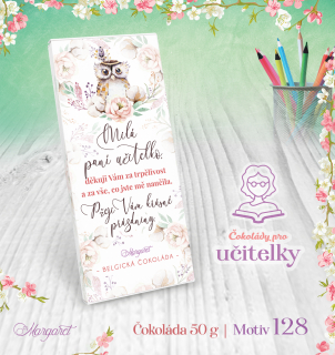 Belgická čokoláda 50 g | Motiv 128