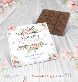 Belgická čokoláda 90 g | Motiv 33