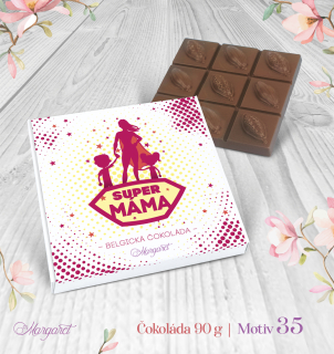 Belgická čokoláda 90 g | Motiv 35