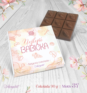 Belgická čokoláda 90 g | Motiv 37