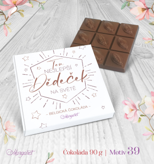 Belgická čokoláda 90 g | Motiv 39