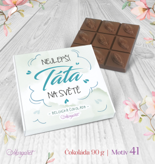 Belgická čokoláda 90 g | Motiv 41