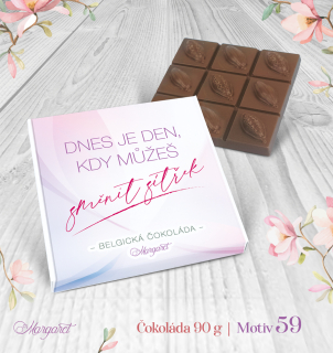 Belgická čokoláda 90 g | Motiv 59