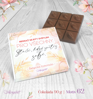 Belgická čokoláda 90 g | Motiv 62