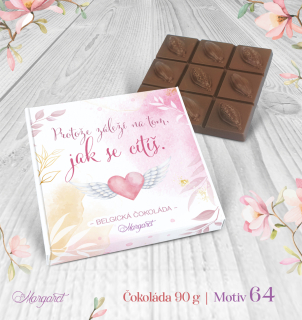 Belgická čokoláda 90 g | Motiv 64