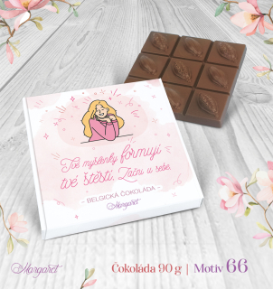 Belgická čokoláda 90 g | Motiv 66