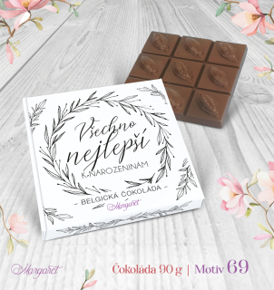 Belgická čokoláda 90 g  |  Motiv 69