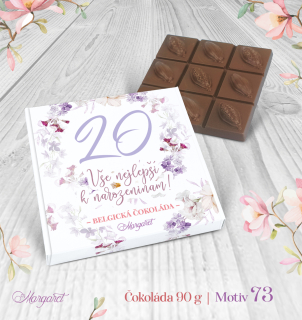 Belgická čokoláda 90 g  |  Motiv 73