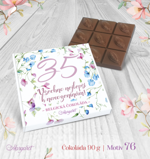 Belgická čokoláda 90 g  |  Motiv 76