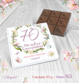 Belgická čokoláda 90 g  |  Motiv 83