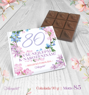 Belgická čokoláda 90 g  |  Motiv 85