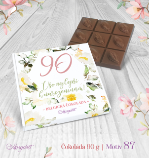 Belgická čokoláda 90 g  |  Motiv 87