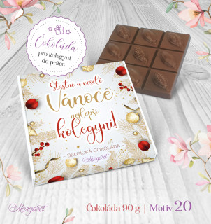Belgická čokoláda 90 g | Motiv 20