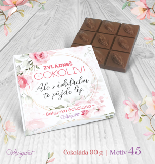 Belgická čokoláda 90 g  |  Motiv 45