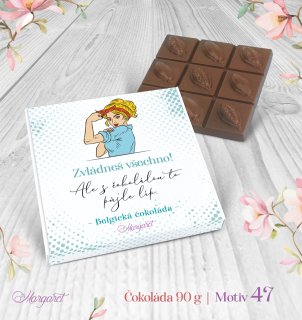 Belgická čokoláda 90 g  |  Motiv 47