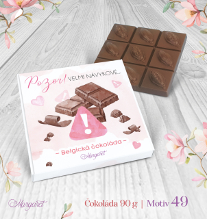 Belgická čokoláda 90 g  |  Motiv 49