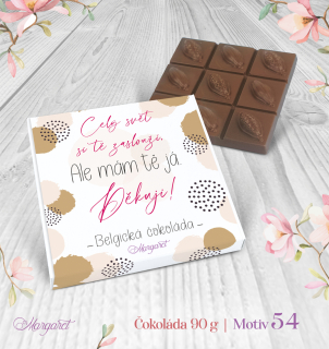 Belgická čokoláda 90 g  |  Motiv 54