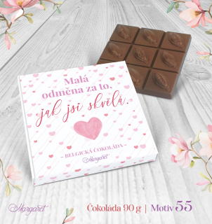 Belgická čokoláda 90 g  |  Motiv 55