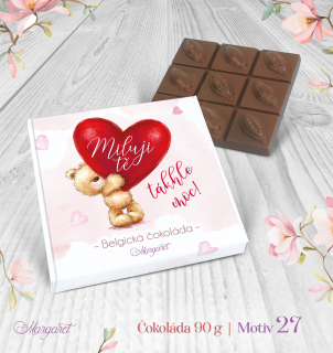 Belgická čokoláda 90 g  |  Motiv 27