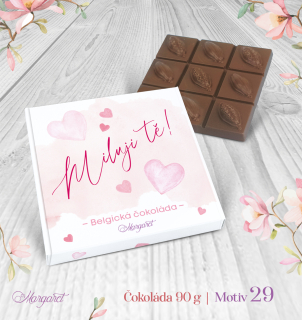 Belgická čokoláda 90 g  |  Motiv 29