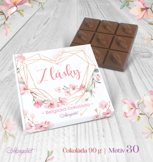 Belgická čokoláda 90 g  |  Motiv 30